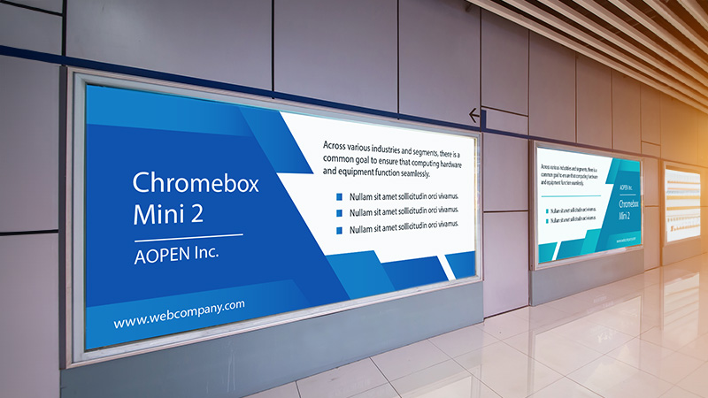 AOPEN Chromebox Mini 2 商业级ChromeOS系统 | 符合军规标准 MIL-STD-810H | 4K双屏幕输出